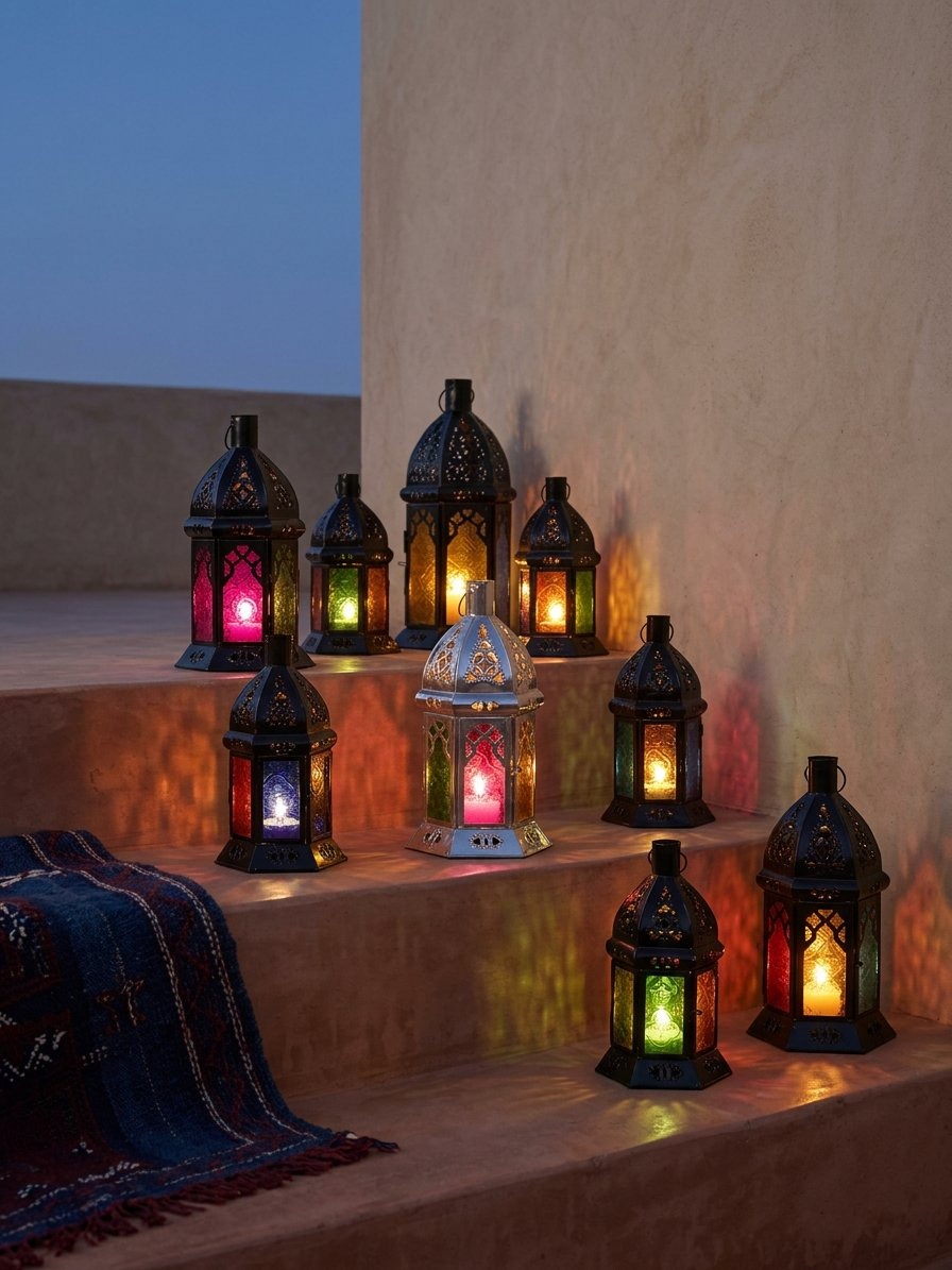 Lanterne marocaine ajourée